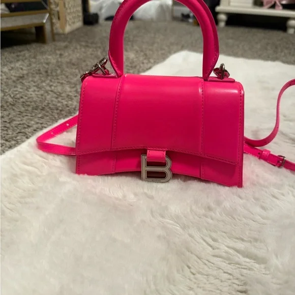 Balenciaga Neon Pink Mini Bag - Picture 1 of 8